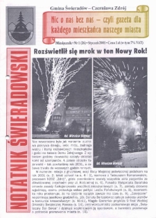 Notatnik Świeradowski, 2001, nr 1 (26)