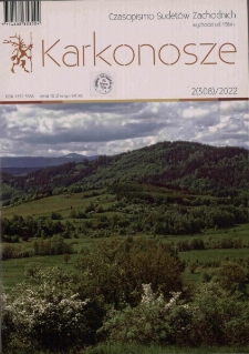 Karkonosze : czasopismo Sudet&oacute;w Zachodnich, 2022, nr 2 (308)