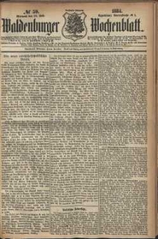 Waldenburger Wochenblatt, Jg. 30, 1884, nr 59
