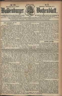 Waldenburger Wochenblatt, Jg. 30, 1884, nr 62