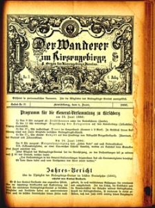 Der Wanderer im Riesengebirge, 1886, nr 50