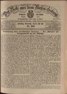Der Bote aus dem Riesen-Gebirge : Zeitung f&uuml;r alle St&auml;nde, R. 103, 1915, nr 206