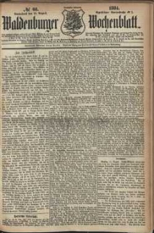 Waldenburger Wochenblatt, Jg. 30, 1884, nr 66