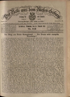 Der Bote aus dem Riesen-Gebirge : Zeitung f&uuml;r alle St&auml;nde, R. 103, 1915, nr 218