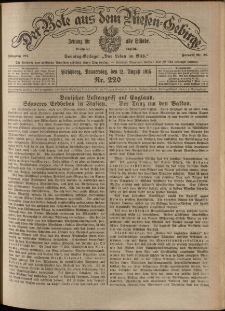 Der Bote aus dem Riesen-Gebirge : Zeitung f&uuml;r alle St&auml;nde, R. 103, 1915, nr 220