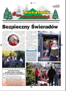 Notatnik Świeradowski : bezpłatny miesięcznik wsp&oacute;lnoty samorządowej Gminy Świerad&oacute;w-Czerniawa Zdr&oacute;j, 2005, nr 9 (82)