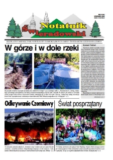 Notatnik Świeradowski : bezpłatny miesięcznik wsp&oacute;lnoty samorządowej Gminy Świerad&oacute;w-Czerniawa Zdr&oacute;j, 2006, nr 9 (94)