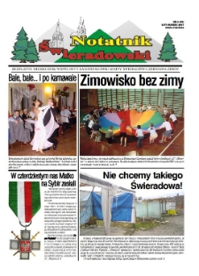 Notatnik Świeradowski : bezpłatny miesięcznik wsp&oacute;lnoty samorządowej Gminy Świerad&oacute;w-Czerniawa Zdr&oacute;j, 2007, nr 2 (99) (luty-marzec)