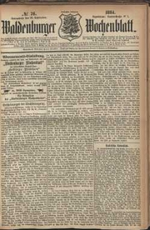 Waldenburger Wochenblatt, Jg. 30, 1884, nr 76