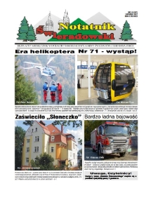 Notatnik Świeradowski : bezpłatny miesięcznik wsp&oacute;lnoty samorządowej Gminy Świerad&oacute;w-Czerniawa Zdr&oacute;j, 2007, nr 10 (107) (listopad)