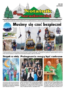 Notatnik Świeradowski : bezpłatny miesięcznik wsp&oacute;lnoty samorządowej Gminy Świerad&oacute;w-Czerniawa Zdr&oacute;j, 2008, nr 7 (116)