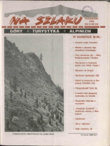 Na Szlaku : g&oacute;ry, turystyka, alpinizm, 1993, nr 10/52