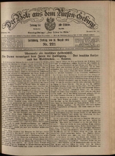 Der Bote aus dem Riesen-Gebirge : Zeitung f&uuml;r alle St&auml;nde, R. 103, 1915, nr 221