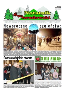 Notatnik Świeradowski : bezpłatny miesięcznik wsp&oacute;lnoty samorządowej Gminy Świerad&oacute;w-Czerniawa Zdr&oacute;j, 2009, nr 1 (122)