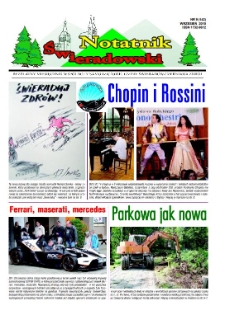 Notatnik Świeradowski : bezpłatny miesięcznik wsp&oacute;lnoty samorządowej Gminy Świerad&oacute;w-Czerniawa Zdr&oacute;j, 2010, nr 9 (142)