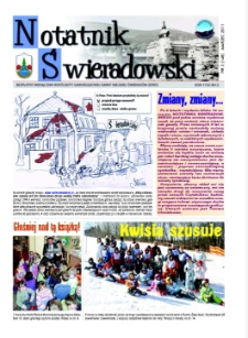 Notatnik Świeradowski : bezpłatny miesięcznik wsp&oacute;lnoty samorządowej Gminy Miejskiej Świerad&oacute;w-Zdr&oacute;j, 2011, nr 3 (148)