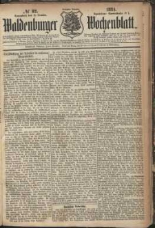 Waldenburger Wochenblatt, Jg. 30, 1884, nr 82