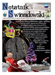 Notatnik Świeradowski : bezpłatny miesięcznik wsp&oacute;lnoty samorządowej Gminy Miejskiej Świerad&oacute;w-Zdr&oacute;j, 2012, nr 12 (169)