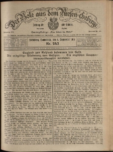 Der Bote aus dem Riesen-Gebirge : Zeitung f&uuml;r alle St&auml;nde, R. 103, 1915, nr 243