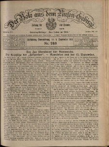 Der Bote aus dem Riesen-Gebirge : Zeitung f&uuml;r alle St&auml;nde, R. 103, 1915, nr 248