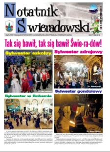 Notatnik Świeradowski : bezpłatny miesięcznik wsp&oacute;lnoty samorządowej Gminy Miejskiej Świerad&oacute;w-Zdr&oacute;j, 2013, nr 1 (170)