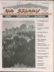 Na Szlaku : g&oacute;ry, turystyka, alpinizm, 1994, nr 9/63