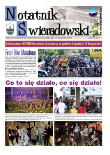 Notatnik Świeradowski : bezpłatny miesięcznik wsp&oacute;lnoty samorządowej Gminy Miejskiej Świerad&oacute;w-Zdr&oacute;j, 2013, nr 10 (179)