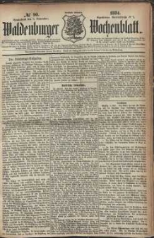 Waldenburger Wochenblatt, Jg. 30, 1884, nr 90