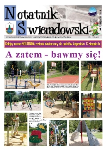 Notatnik Świeradowski : bezpłatny miesięcznik wsp&oacute;lnoty samorządowej Gminy Miejskiej Świerad&oacute;w-Zdr&oacute;j, 2014, nr 7 (188)