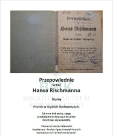 Przepowiednie według Hansa Rischmanna : słynny Prorok w śląskich Karkonoszach [Dokument elektroniczny]