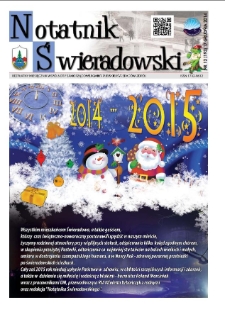 Notatnik Świeradowski : bezpłatny miesięcznik wsp&oacute;lnoty samorządowej Gminy Miejskiej Świerad&oacute;w-Zdr&oacute;j, 2014, nr 12 (193)