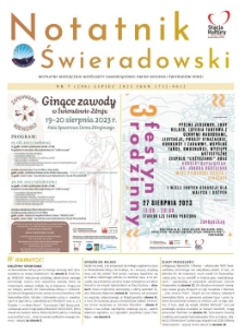 Notatnik Świeradowski : bezpłatny miesięcznik wsp&oacute;lnoty samorządowej Gminy Miejskiej Świerad&oacute;w-Zdr&oacute;j, 2023, nr 7 (296)