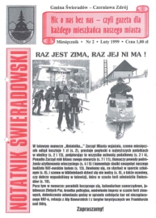Notatnik Świeradowski, 1999, nr 2 (luty)