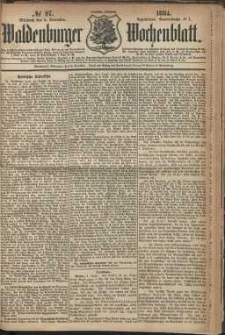 Waldenburger Wochenblatt, Jg. 30, 1884, nr 97