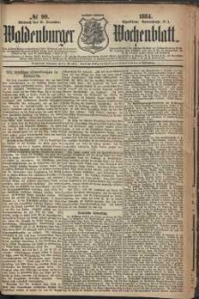 Waldenburger Wochenblatt, Jg. 30, 1884, nr 99