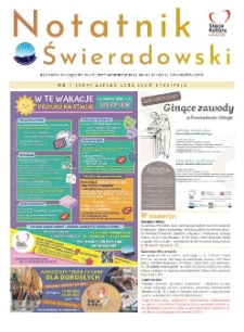 Notatnik Świeradowski : bezpłatny miesięcznik wsp&oacute;lnoty samorządowej Gminy Miejskiej Świerad&oacute;w-Zdr&oacute;j, 2022, nr 7 (284)