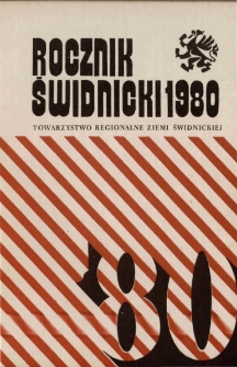 Rocznik Świdnicki, T. 8 (1980)