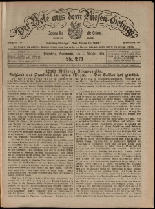 Der Bote aus dem Riesen-Gebirge : Zeitung f&uuml;r alle St&auml;nde, R. 103, 1915, nr 271