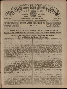Der Bote aus dem Riesen-Gebirge : Zeitung f&uuml;r alle St&auml;nde, R. 103, 1915, nr 272