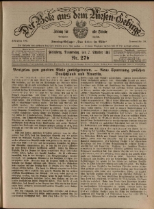 Der Bote aus dem Riesen-Gebirge : Zeitung f&uuml;r alle St&auml;nde, R. 103, 1915, nr 276