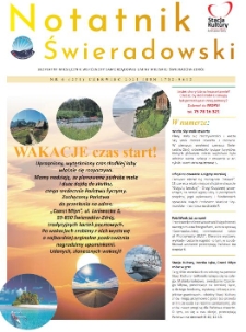 Notatnik Świeradowski : bezpłatny miesięcznik wsp&oacute;lnoty samorządowej Gminy Miejskiej Świerad&oacute;w-Zdr&oacute;j, 2021, nr 6 (271) (czerwiec)