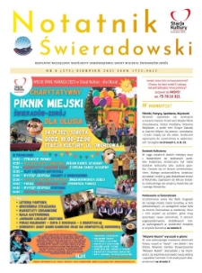 Notatnik Świeradowski : bezpłatny miesięcznik wsp&oacute;lnoty samorządowej Gminy Miejskiej Świerad&oacute;w-Zdr&oacute;j, 2021, nr 8 (273) (sierpień)