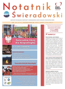 Notatnik Świeradowski : bezpłatny miesięcznik wsp&oacute;lnoty samorządowej Gminy Miejskiej Świerad&oacute;w-Zdr&oacute;j, 2021, nr 10 (275) (październik)