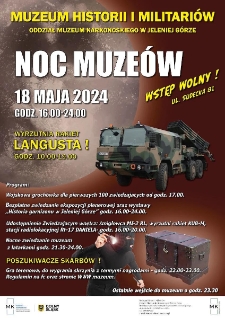 Noc Muze&oacute;w - plakat [Dokument życia społecznego]
