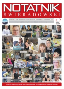 Notatnik Świeradowski : bezpłatny miesięcznik wsp&oacute;lnoty samorządowej Gminy Miejskiej Świerad&oacute;w-Zdr&oacute;j, 2020, nr 5 (258) (maj)