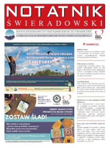 Notatnik Świeradowski : bezpłatny miesięcznik wsp&oacute;lnoty samorządowej Gminy Miejskiej Świerad&oacute;w-Zdr&oacute;j, 2020, nr 10 (263) (październik)