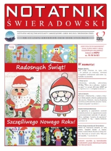 Notatnik Świeradowski : bezpłatny miesięcznik wsp&oacute;lnoty samorządowej Gminy Miejskiej Świerad&oacute;w-Zdr&oacute;j, 2020, nr 12 (265) (grudzień)