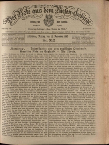 Der Bote aus dem Riesen-Gebirge : Zeitung f&uuml;r alle St&auml;nde, R. 103, 1915, nr 312