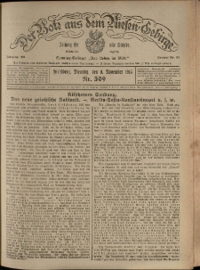 Der Bote aus dem Riesen-Gebirge : Zeitung f&uuml;r alle St&auml;nde, R. 103, 1915, nr 309