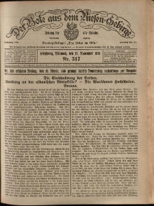 Der Bote aus dem Riesen-Gebirge : Zeitung f&uuml;r alle St&auml;nde, R. 103, 1915, nr 317